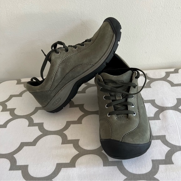 Keen Shoes - Keen Green Athletic Leather Shoes | Versatile & Comfortable